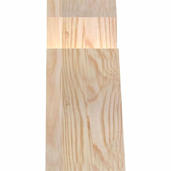 Ekena Millwork Portland Smooth Timber Gable Bracket, Douglas Fir, 48"W x 8"H x 3 1/2"D x 5 1/2"F, 4/12 Pitch GBW048X08X0406POR00SDF - main